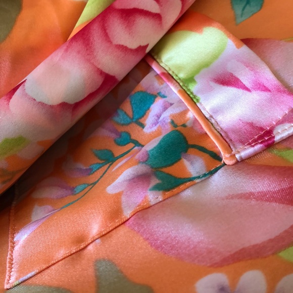 Silky Floral Pj Set - Picture 3 of 3